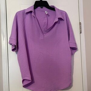 Zenana Outfitters Purple Women's Top